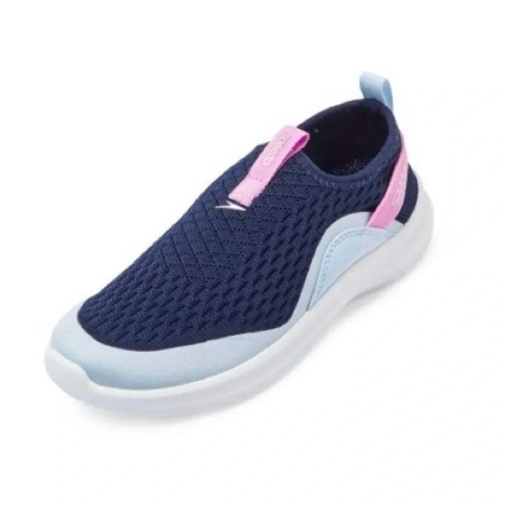 NWT. SPEEDO Kids Navy Aqua Sock Water Shoes